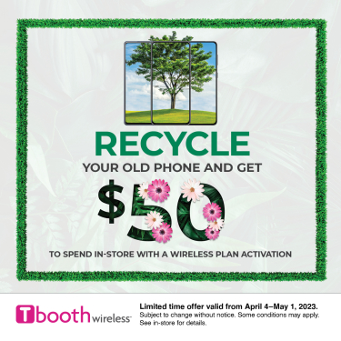 RECYCLEZ VOTRE ANCIEN TÉLÉPHONE ET OBTENEZ 50 $ icon