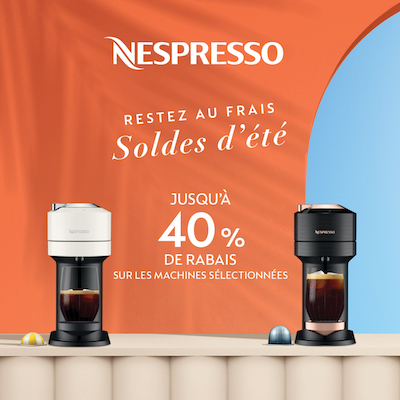 Nespresso Soldes d&rsquo;été icon