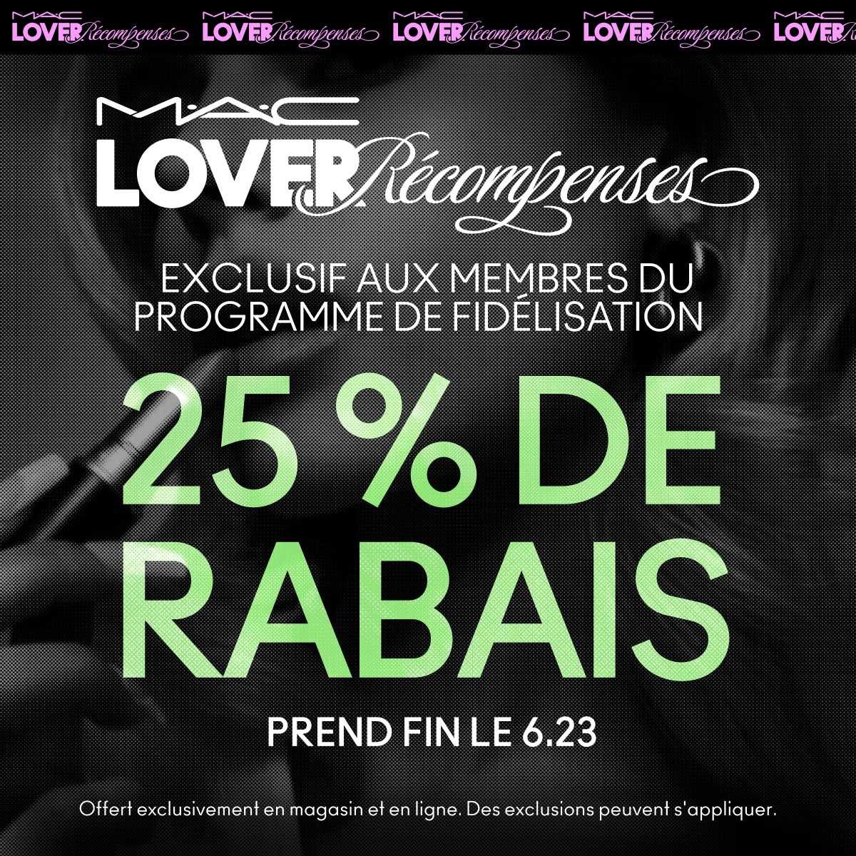 Offre exclusive aux membres du programme de fidélisation icon