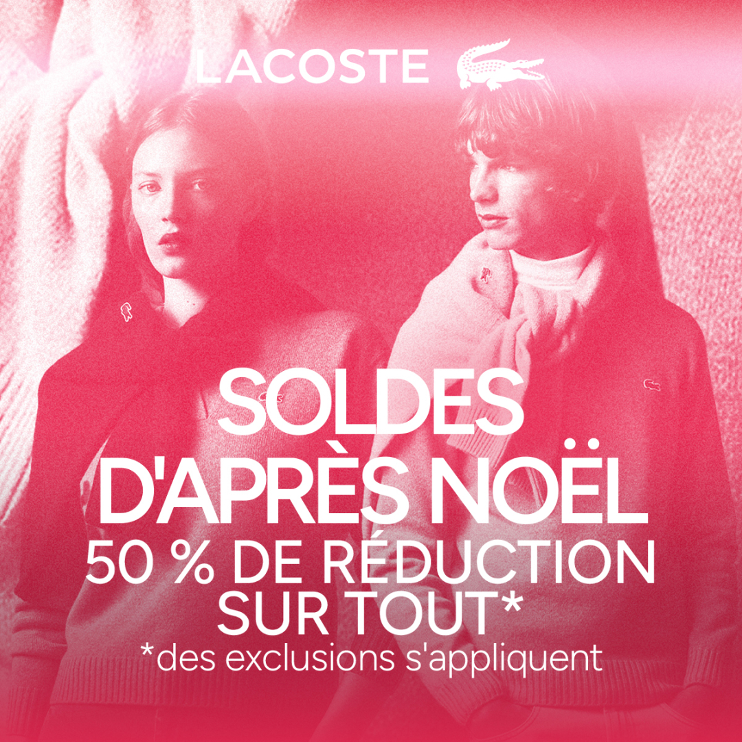 Lacoste – SOLDES D’APRÈS NOËL icon