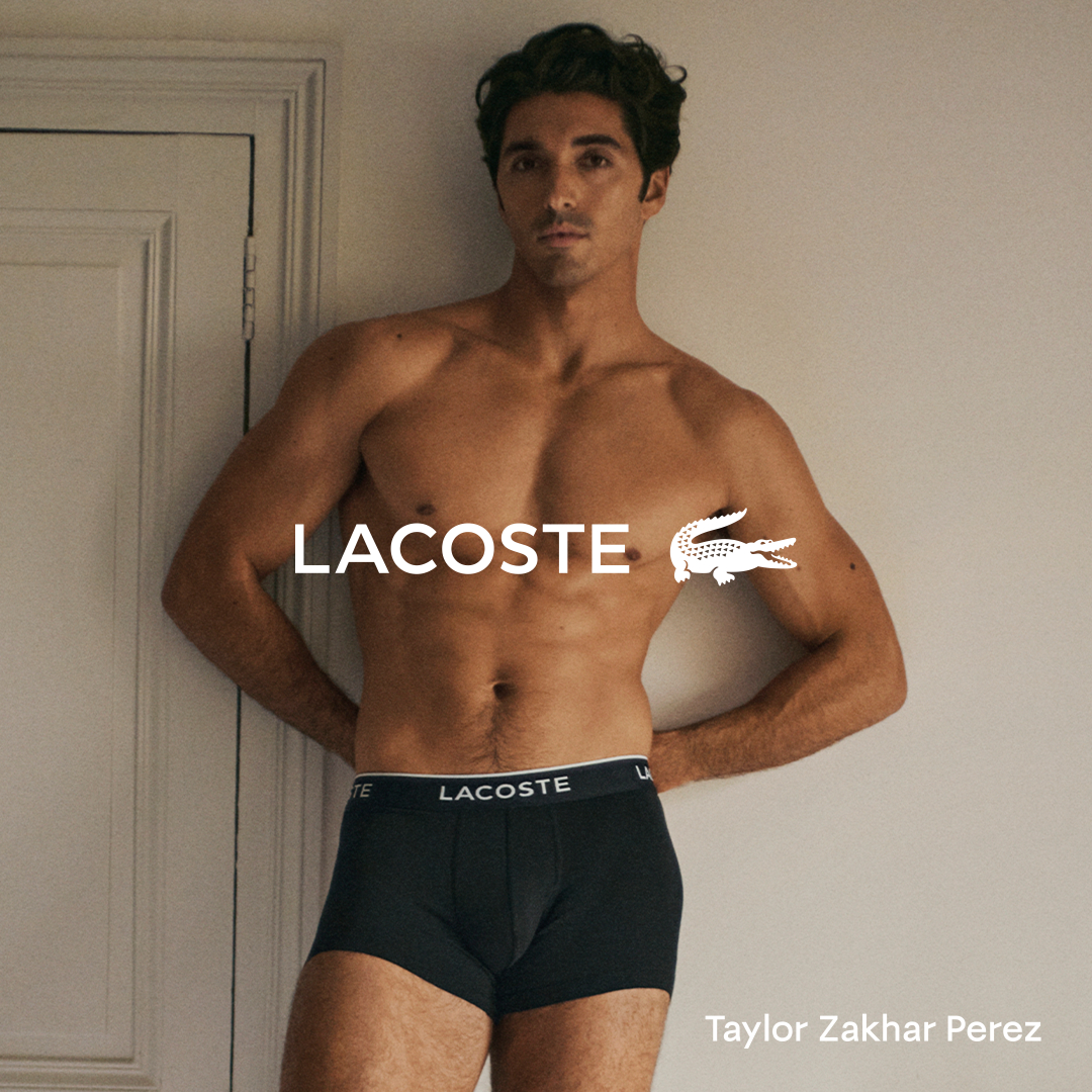 Taylor Zakhar Perez pour Lacoste Underwear icon