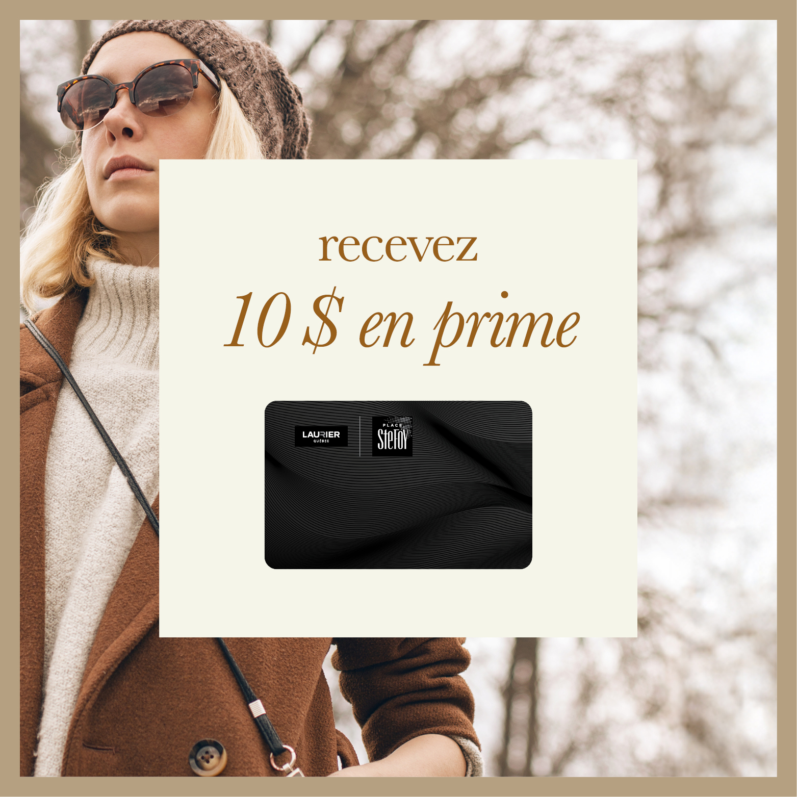 Recevez 10 $ en prime.